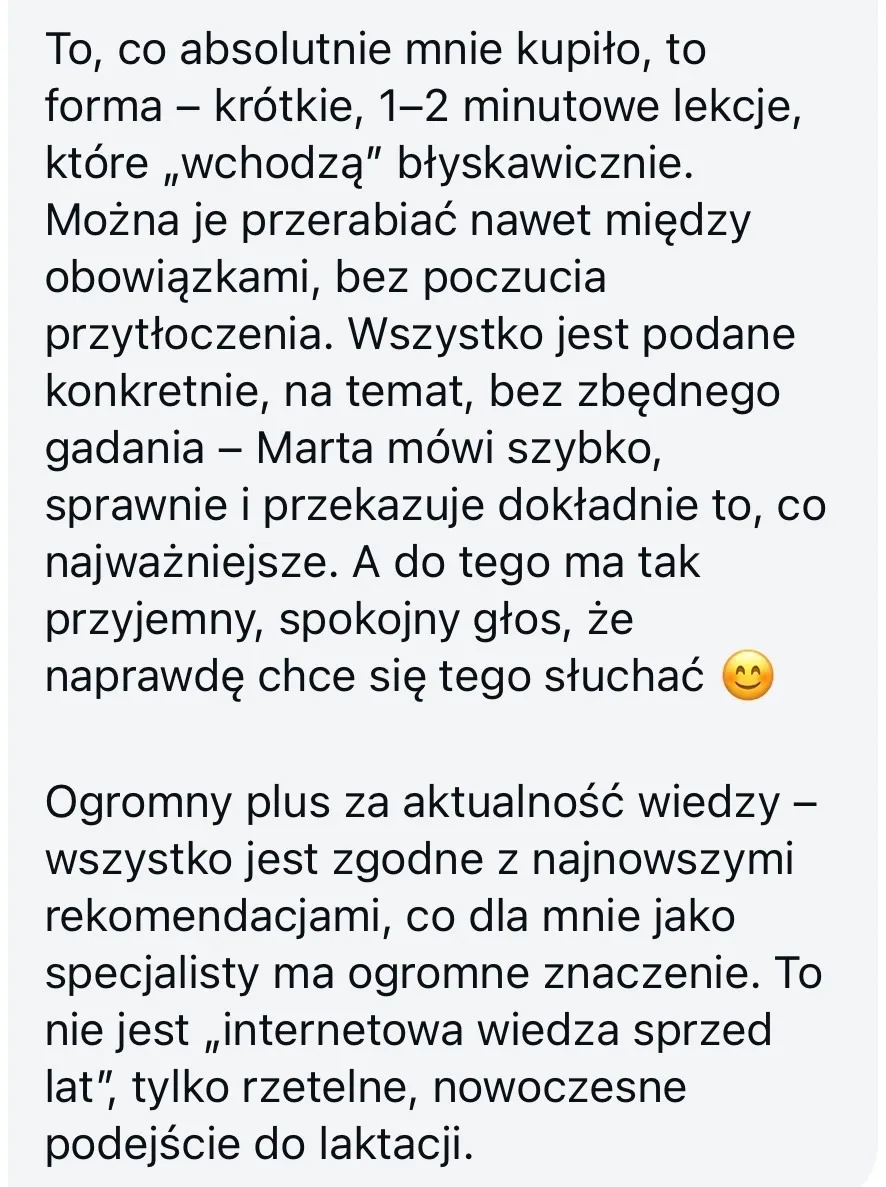 Opinia uczestniczki 2